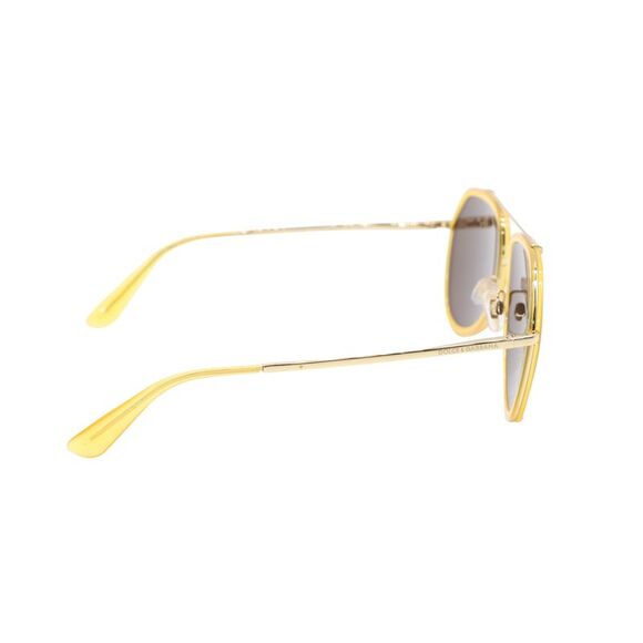 Pre Loved Dolce Gabbana Vintage Aviator Sunglasses Yellow Frame Women - Picture 3 of 6